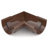 Plastový roh žlabu Covernit PVC 100 mm vnitřní hnědá