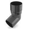 Plastové svodové koleno Covernit PVC 63 mm 67,5° antracit