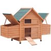 Dřevěný kurník a husník BUDAPEŠŤ, 1540x550x1170 MM