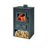 Krbová kamna s výměníkem BLIST PADOVA E, antracit