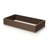 Vyvýšený záhon BASE WOODY, hnědá 149 x 75 x 25 cm