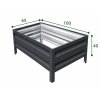 vyvyseny zahon antracit 65x100x40 cm