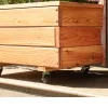 set kolecek pro dreveny truhlik se zastenou larix