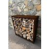 Zahradní dřevník Corgarden STORA 1036 120 x 120 x 40 cm Corten