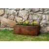 Zahradní květináč Corgarden LINE 1005 40 x 90 x 30 cm Corten