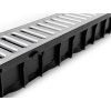 Plastový žlab A15 s pozinkovanou mříží (set), 1000 x 120 x 92 mm – fotografie 5